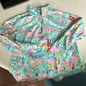 EUC Lilly Pulitzer Skipper UPF 50 Popover- size Large